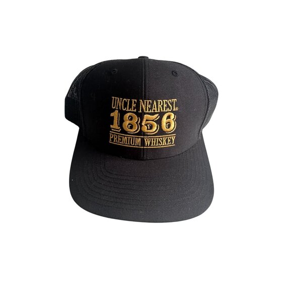 UNCLE NEAREST Premium Whiskey Black Adjustable Trucker Hat NEW NWOT - Picture 6 of 6